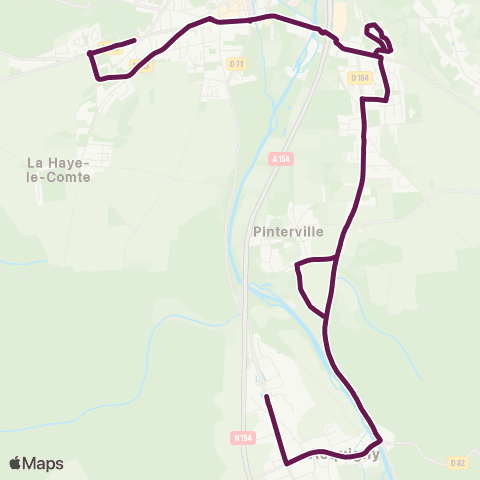 SEMO Acquigny - les Sablons <> Louviers - Lycée les Fontenelles map