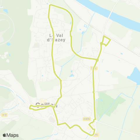 SEMO Circulaire Gaillon map