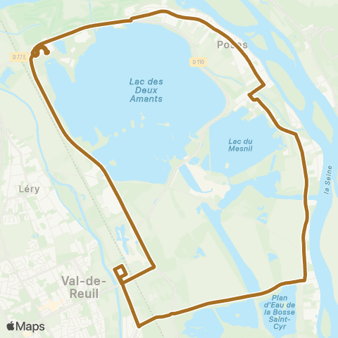 SEMO Circulaire Poses map