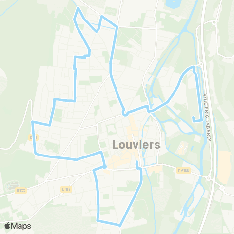 SEMO Circulaire Louviers map