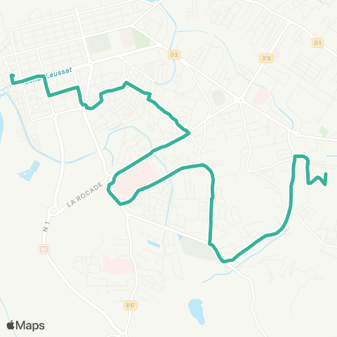 Semop Agglo'bus Grae Routière/Mont-Lucas map