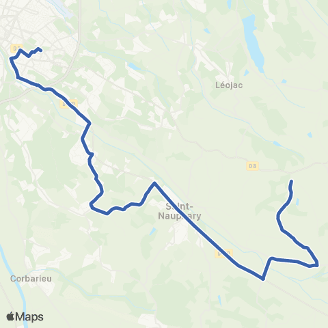 TM Transports Montalbanais Caprais - Pôle Fobio map