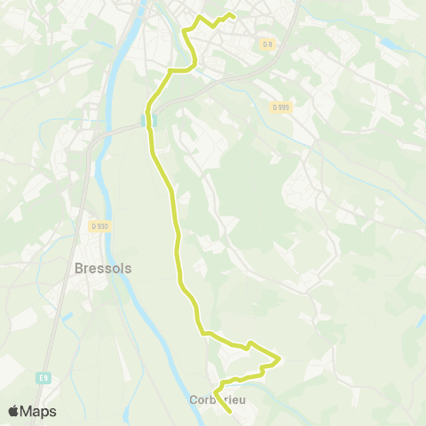 TM Transports Montalbanais Corbarieu - Pôle Fobio map