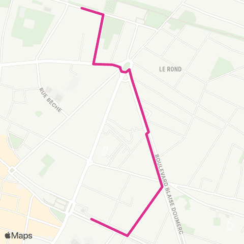 TM Transports Montalbanais Navette Marché map