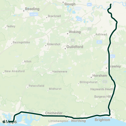 Southern Southern map