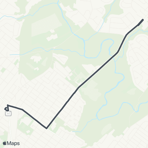 SEPTA Fox Chase Loop to Verree-Marchman map