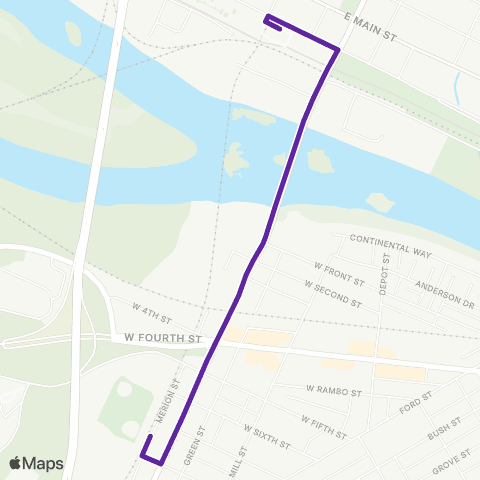 SEPTA 100 NHSL Bus map