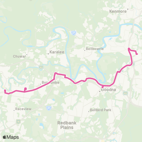 TransLink Western - Ipswich (Alls) map