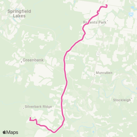 TransLink Flagstone - Browns Plains map