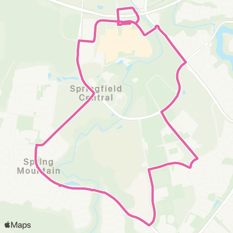 TransLink Spring Mountain Loop map