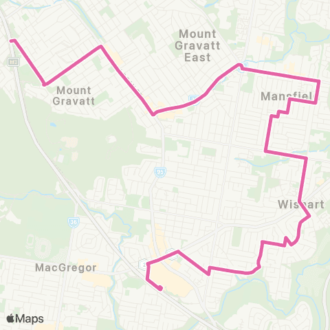 TransLink Garden City - Holland Park map