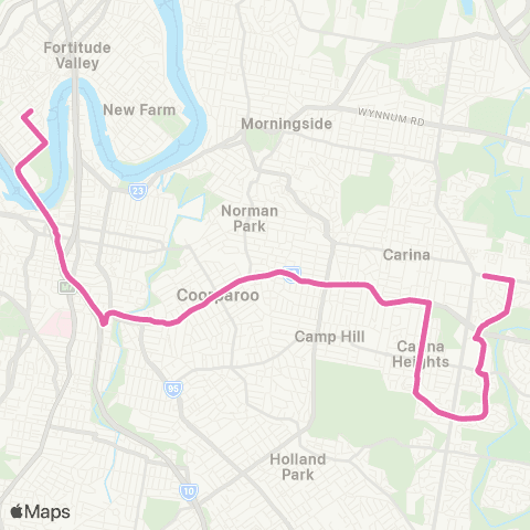 TransLink Carindale - City Rocket map
