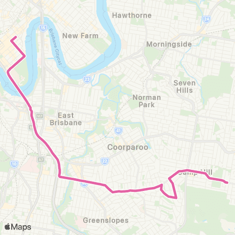 TransLink Carina - City Rocket map