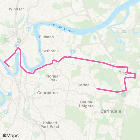 TransLink Tingalpa - City Rocket map