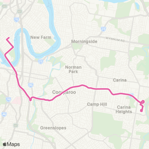 TransLink Carindale - City Rocket map