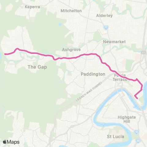 TransLink The Gap - City Precincts Rocket map