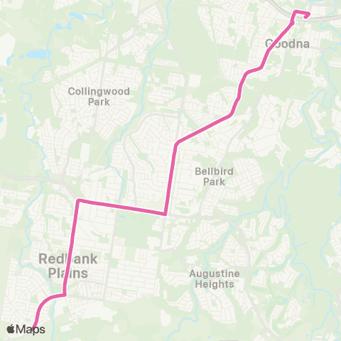 TransLink Goodna - Eden's Crossing map
