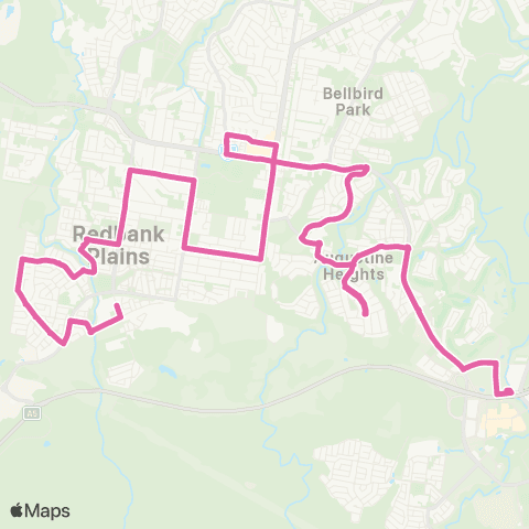 TransLink Mountview shops - Springfield Central map