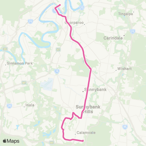 TransLink Parkinson - City map