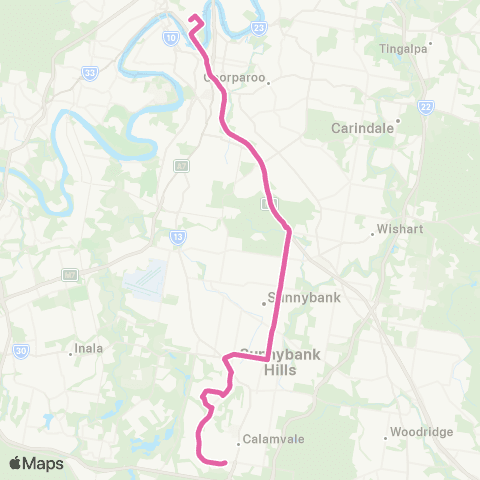TransLink Parkinson - City via Hellawell Rd map