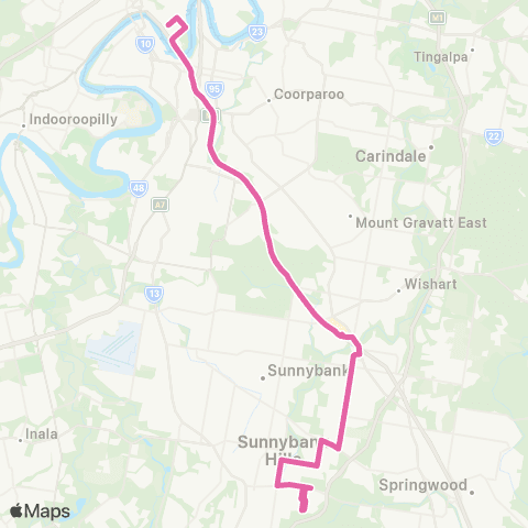 TransLink Stretton - City Rocket map
