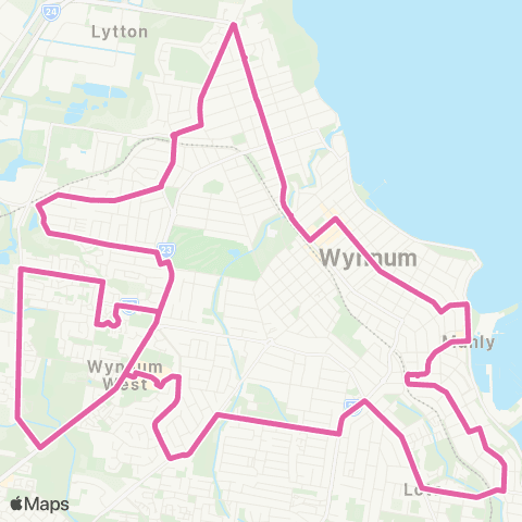 TransLink Wynnum Loop  ↻ map