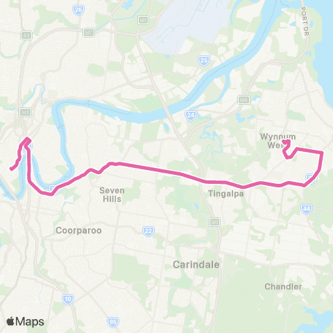 TransLink Wynnum - City map