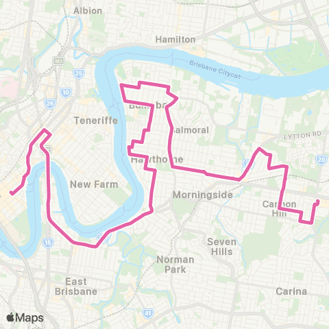 TransLink Cannon Hill - City map
