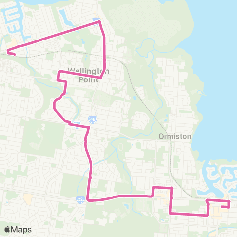 TransLink Cleveland - Birkdale map