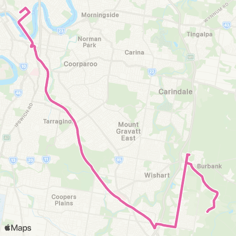 TransLink Mackenzie - Brisbane City map