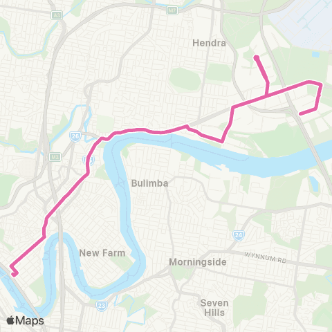 TransLink Pinkenba - City map