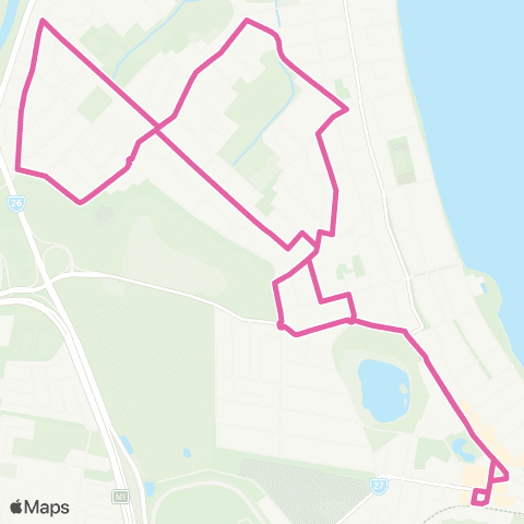 TransLink Sandgate - Brighton (Community Bus 2) map
