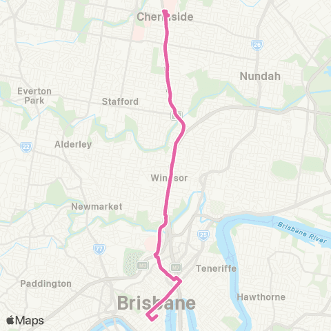 TransLink City - Chermside map