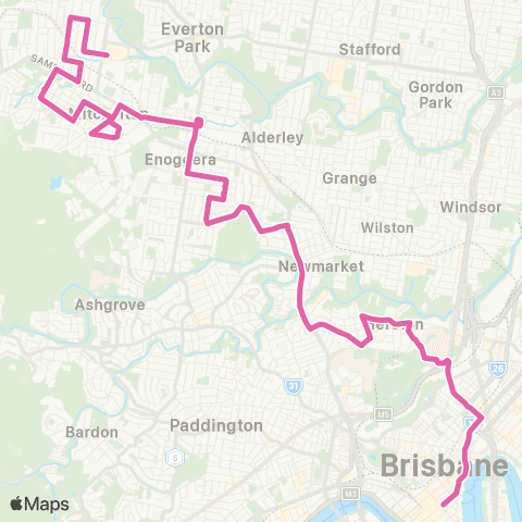 TransLink Mitchelton - City map