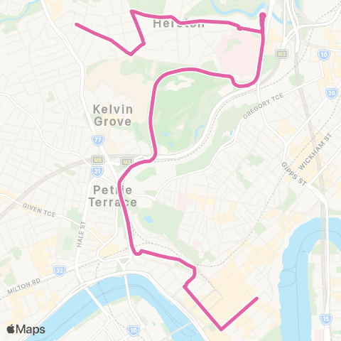 TransLink Herston - City map