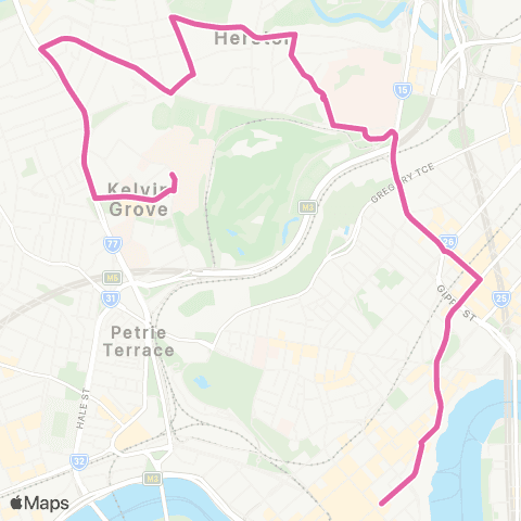 TransLink Herston - City map