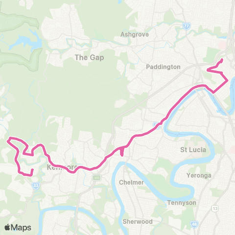 TransLink Brookfield - City Express map