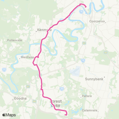 TransLink Heathwood - City Express map