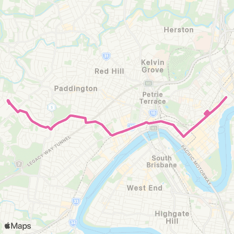 TransLink Rainworth - City map