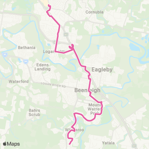 TransLink Loganholme - Windaroo map