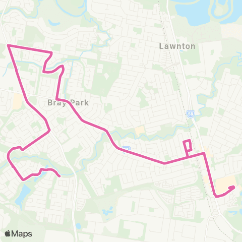 TransLink Strathpine - Warner Lakes map