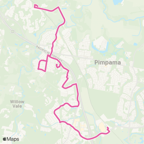 TransLink Ormeau - Coomera station map