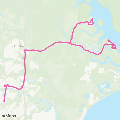 TransLink Toorbul - Donnybrook (Shopper Service) map