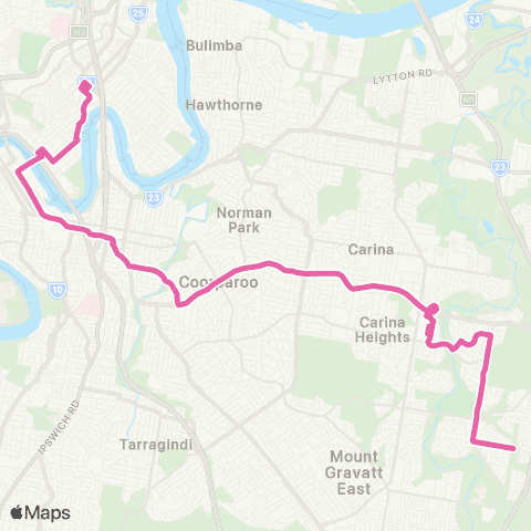 TransLink Valley - Carindale Heights map