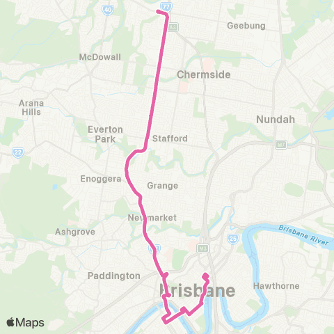 TransLink Aspley - Valley map
