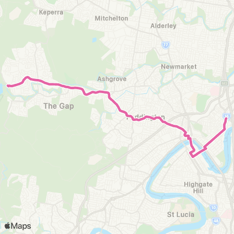 TransLink Valley - The Gap map