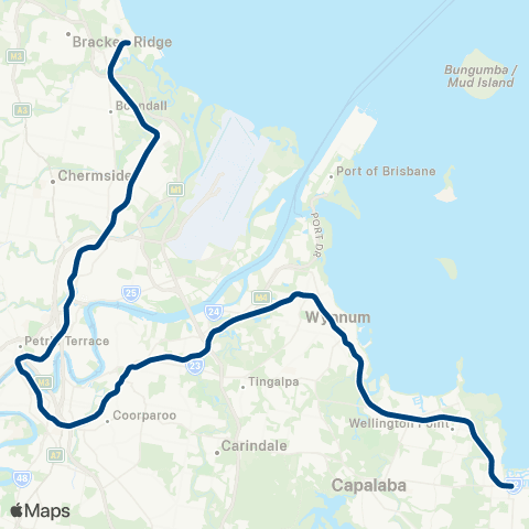 TransLink Airport - Cleveland map