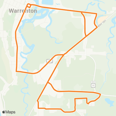 SETD Warrenton / Hammond map