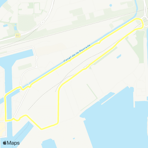 Sète Agglopôle Mobilité Navette EST Parking 4 map