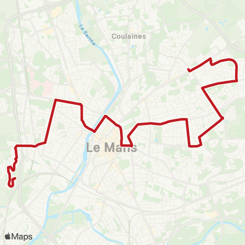SETRAM Domaine de Beauregard - Zamenhof map